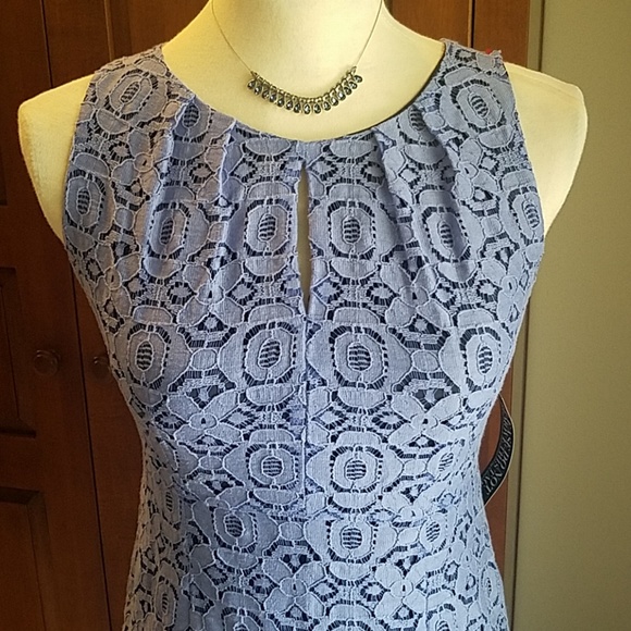 ⬇️ CCO N.Y. & Co. blue lace sheath dress, NWT - Picture 2 of 8